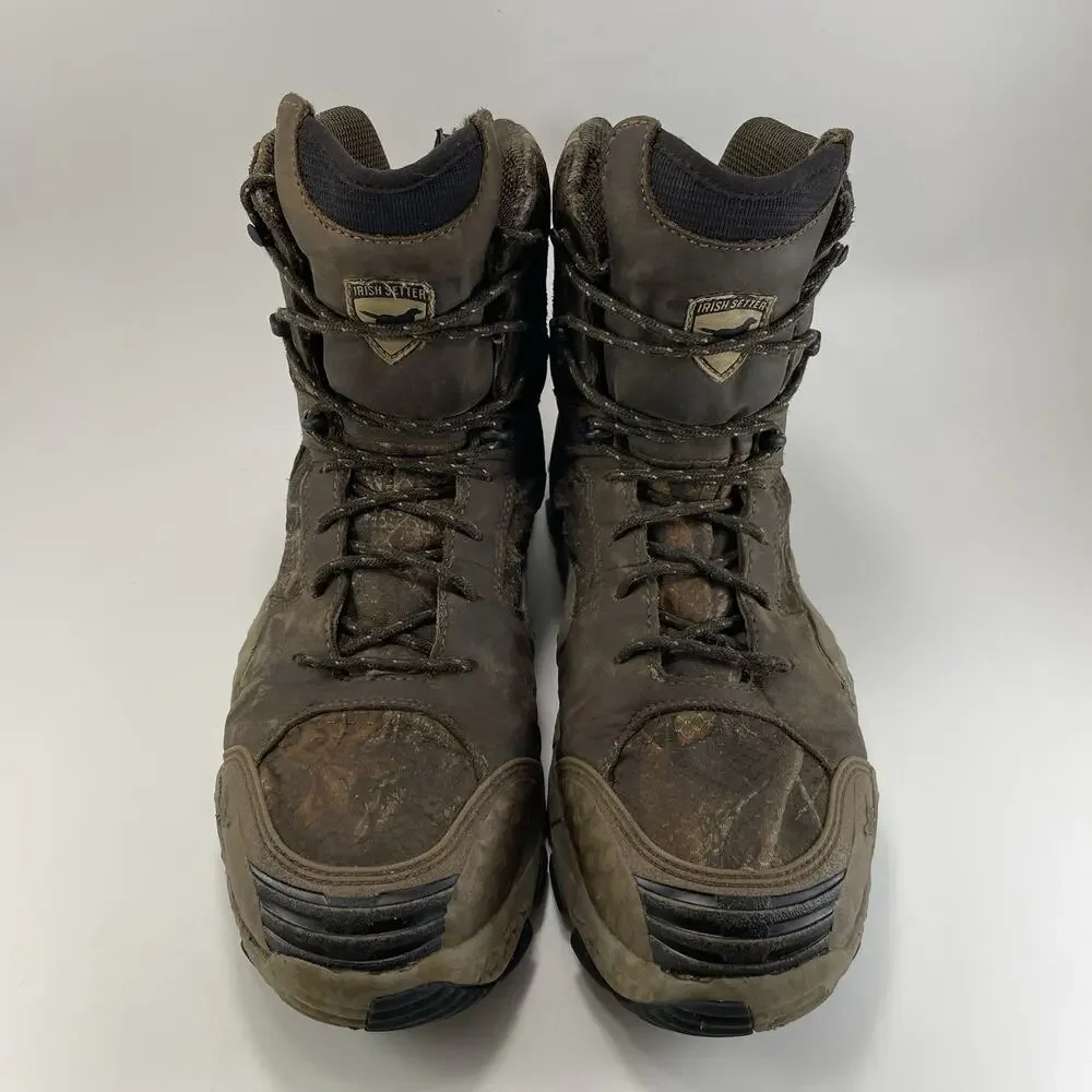 Irish Setter Vaprtrek Mens Shoes Size 11 EE Wide 2831 RealTree Camo Waterproof